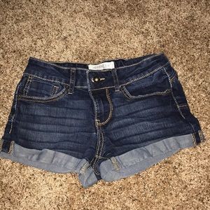 Denim shorts